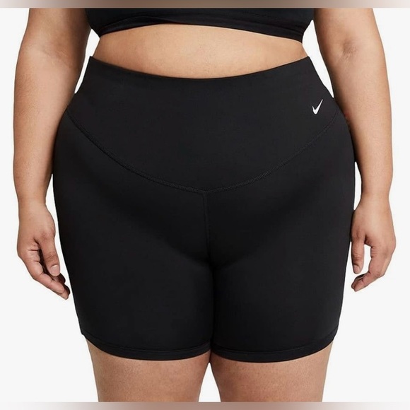 Nike Black One Rainbow Ladder 7” Athletic Shorts Size Small Women’s GUC - Picture 2 of 10